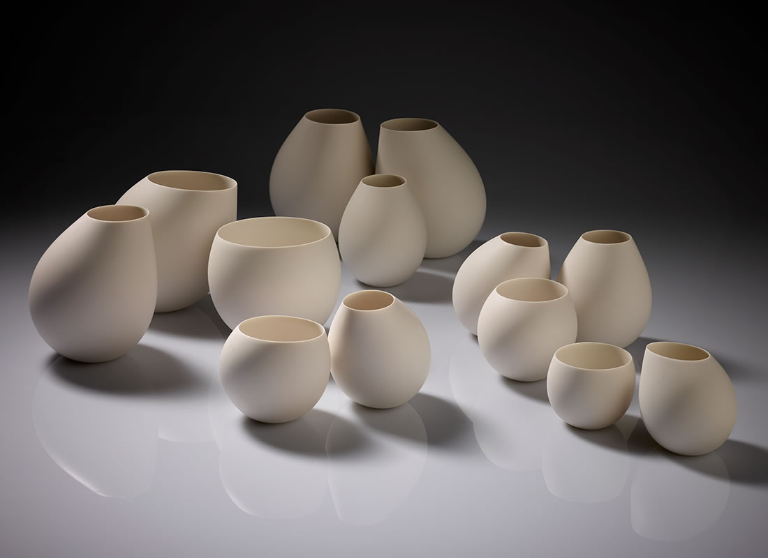 Murmur, porcelain, dimensions variable, 2017