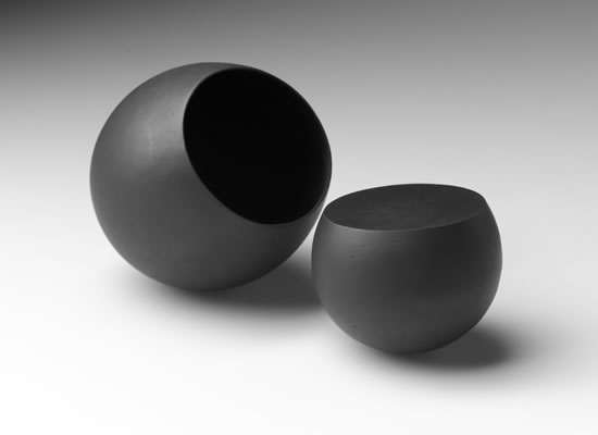 Counterbalance, Bronze, Composition of 2 (one solid cast, one hollow lost wax cast), Approximate dimensions 240W × 120H × 120D mm, 2011, Edition of 3